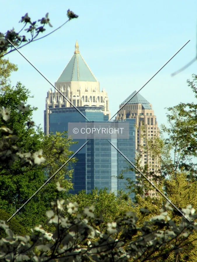 Looking northwest toward midtown