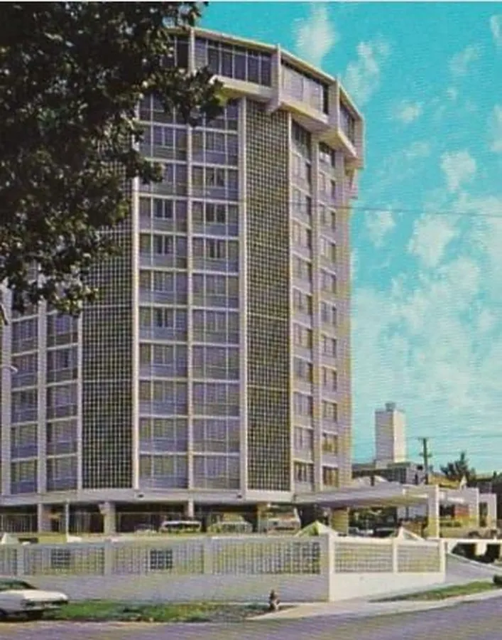 Vintage view as the Holiday Inn