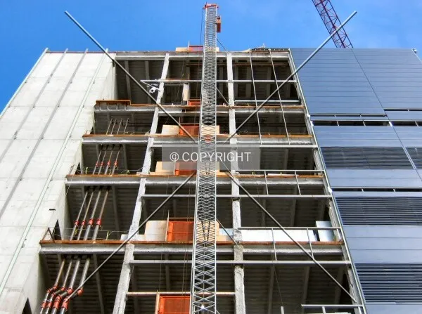 Looking up from 2nd Street South