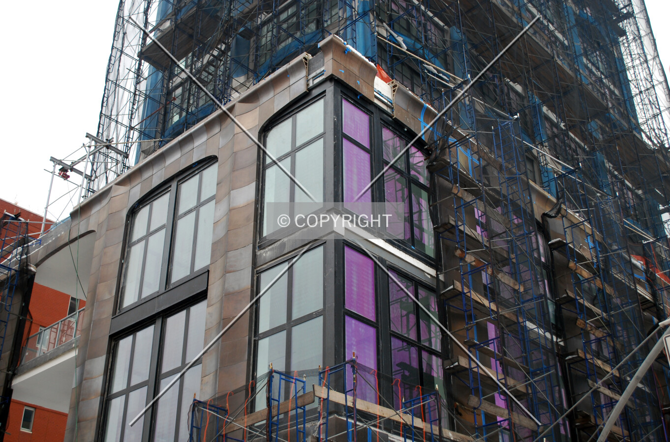 Looking up from 11th Avenue