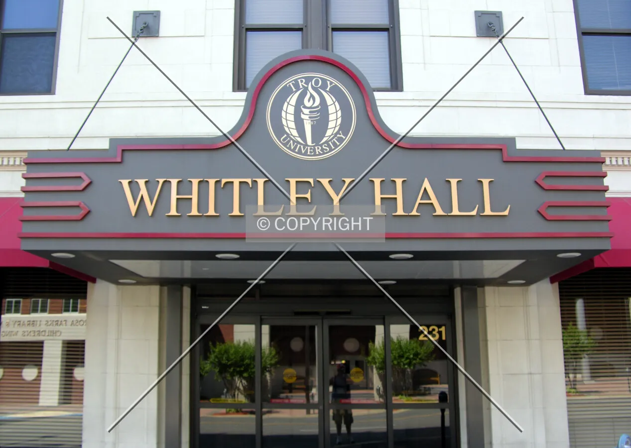 Entrance and signage off Montgomery Street