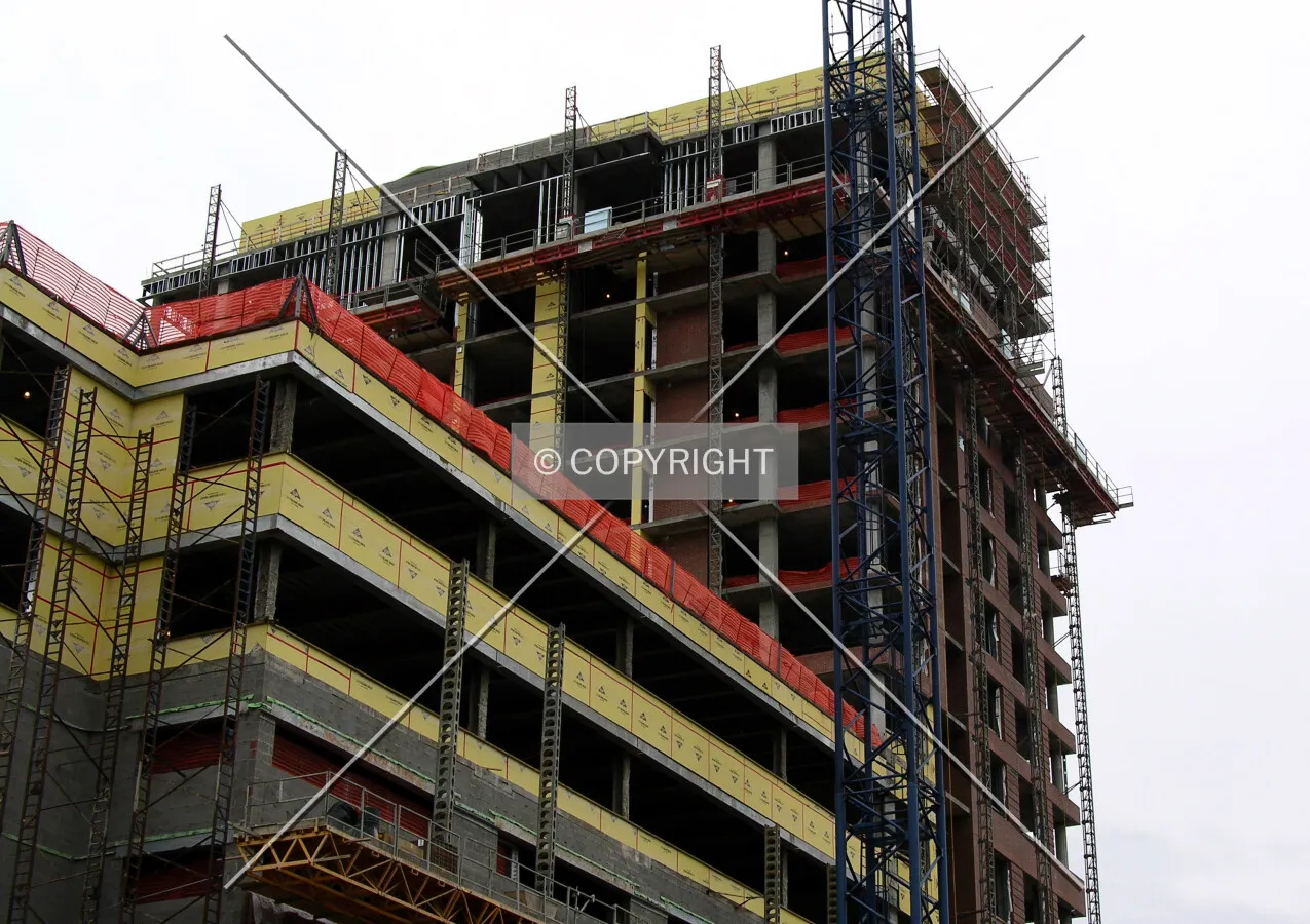 Upper floors from the southeast