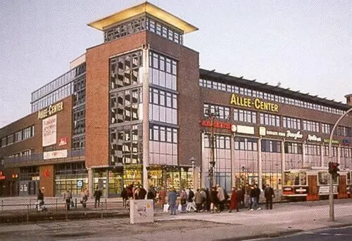 Front view of the building