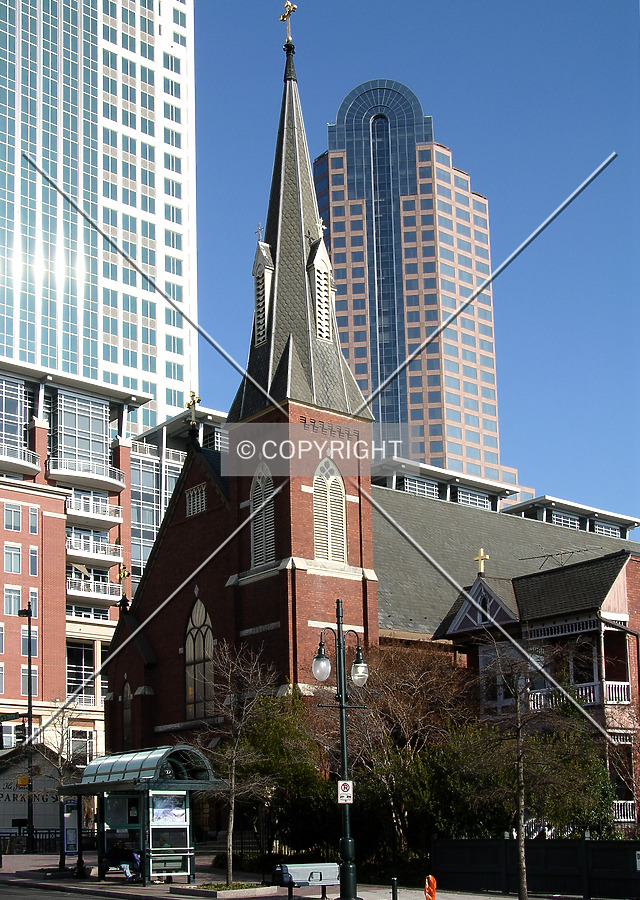 Looking northeast from South Tryon Street
