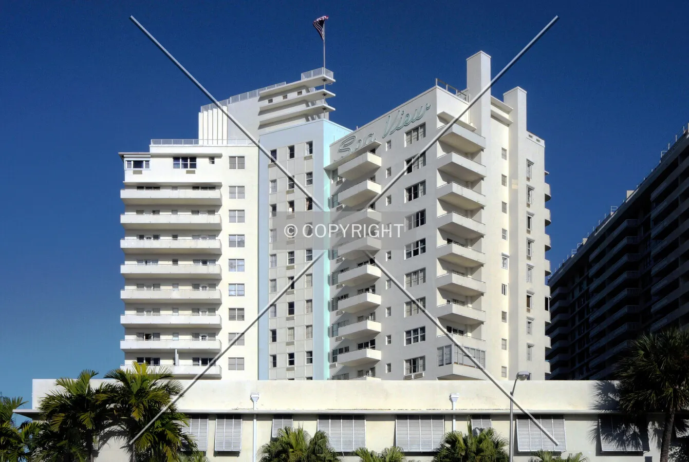 View from the west