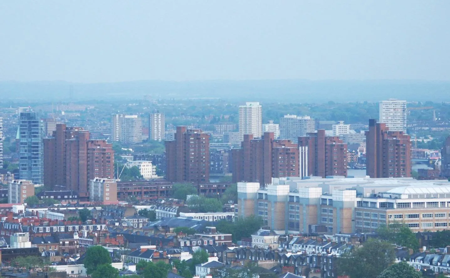 View from Kensington Holiday Inn