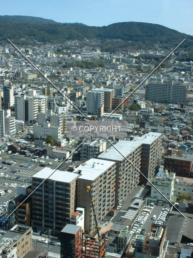 Looking east from Kyoto Tower
