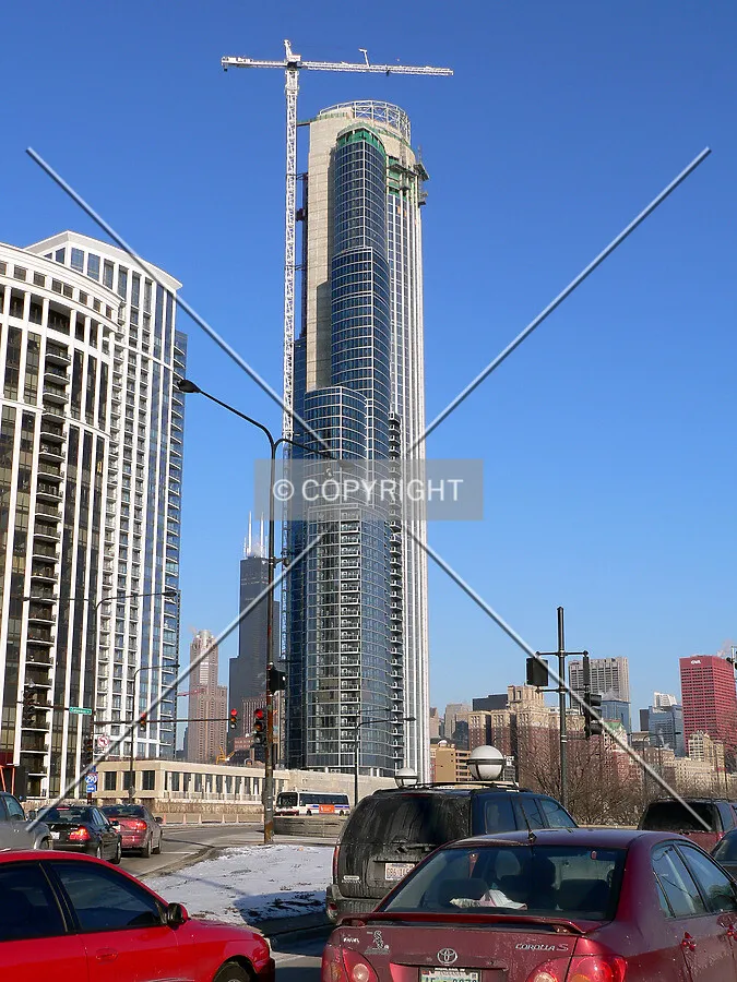 View to the northwest from Lake Shore Drive