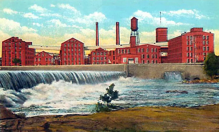 Vintage view from the west