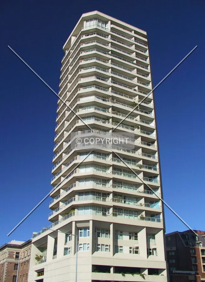 Looking up from the Cahill Expressway