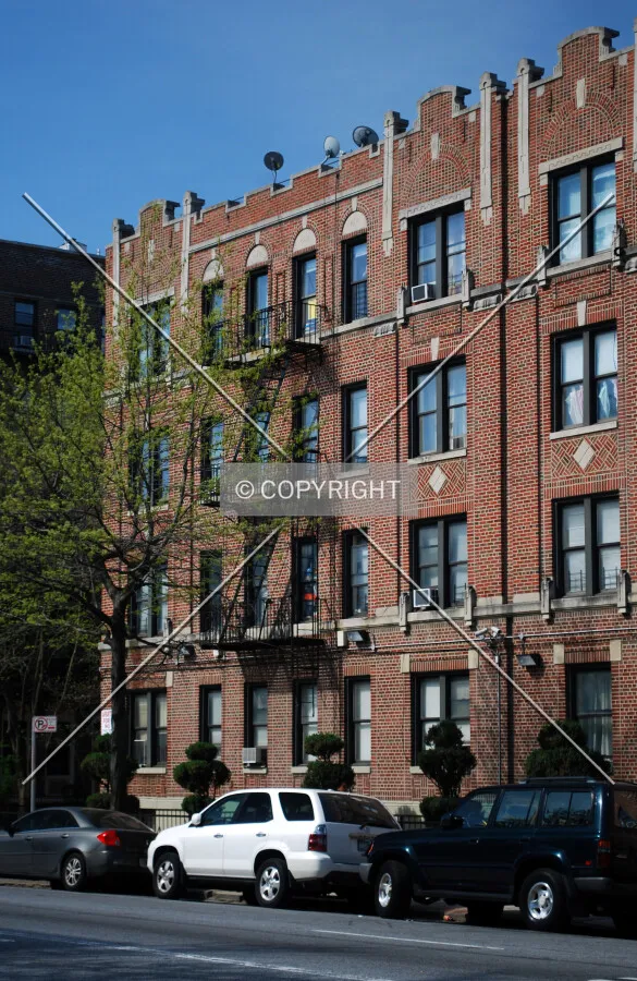 Viewed along Ocean Avenue