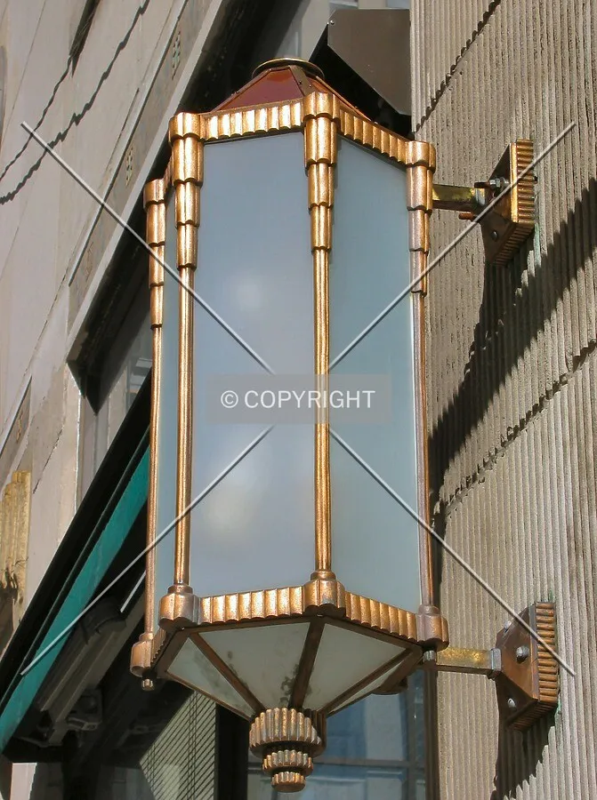 Fixture along East 4th Street