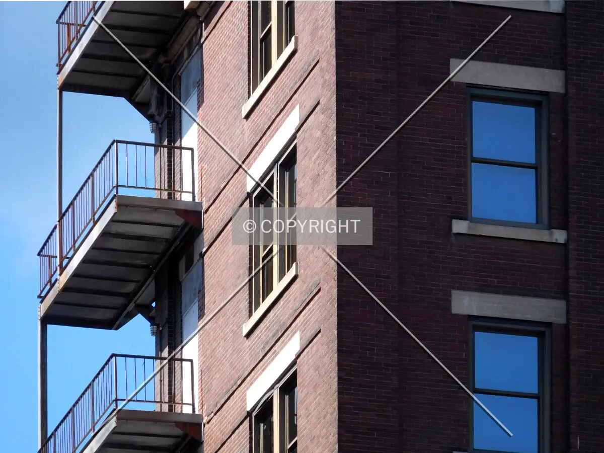 Southeast corner detail