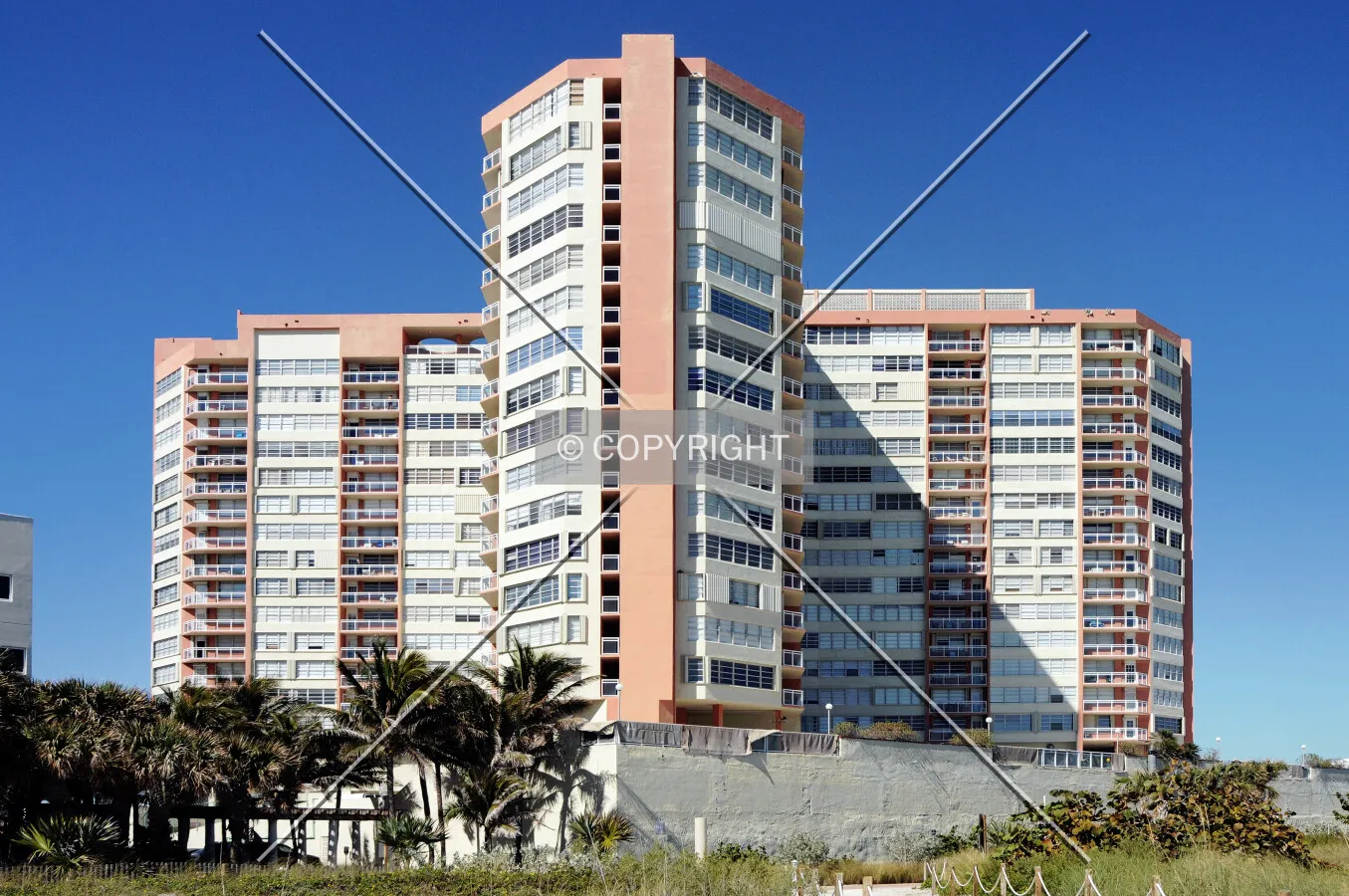 View from the southeast