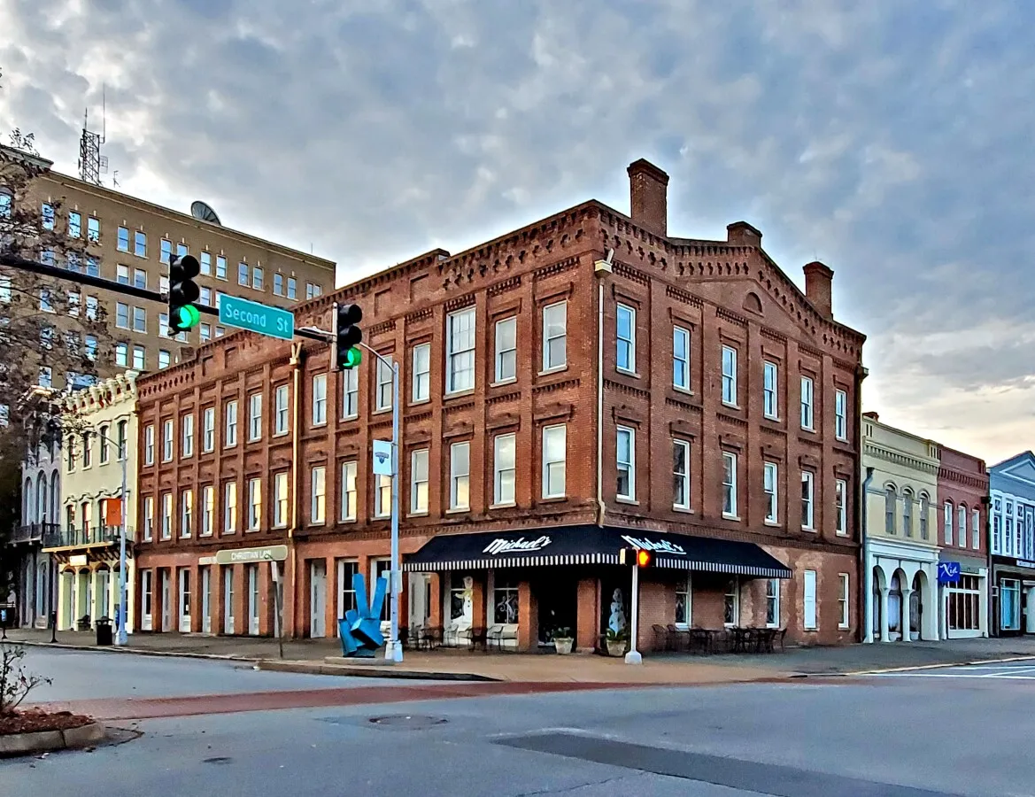 Northwest view; January 2, 2021