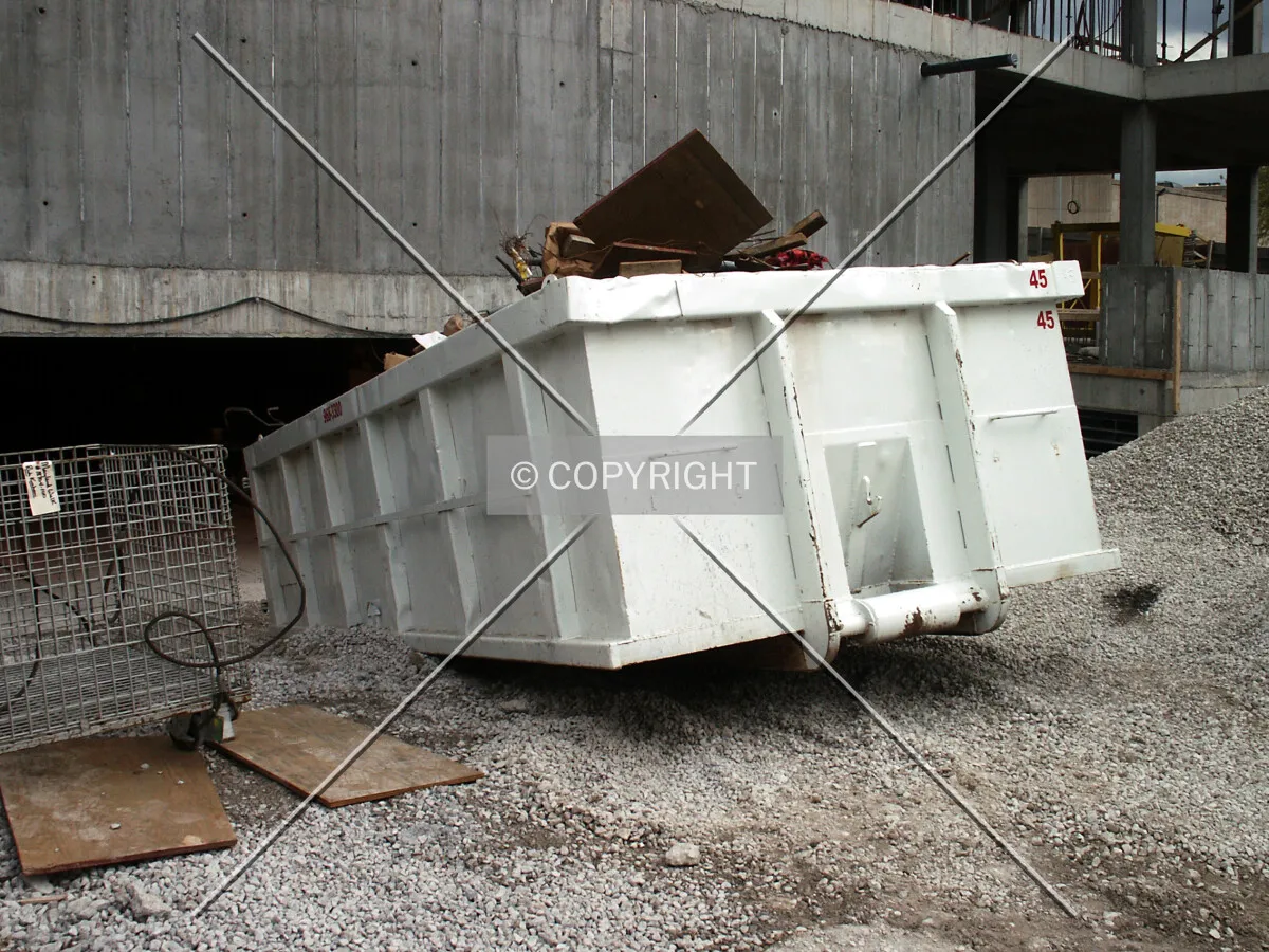 Dumpster on the west side