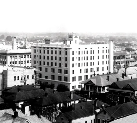 Vintage view from the southeast