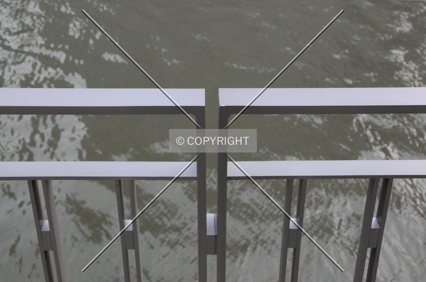 Riverwalk railing detail