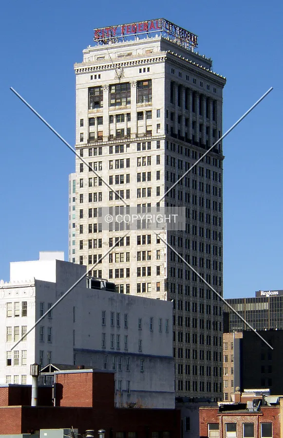 Looking northwest from 22nd Street North