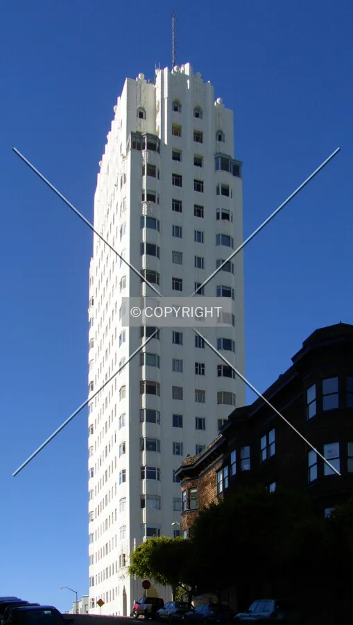 Looking south from Leavenworth Street