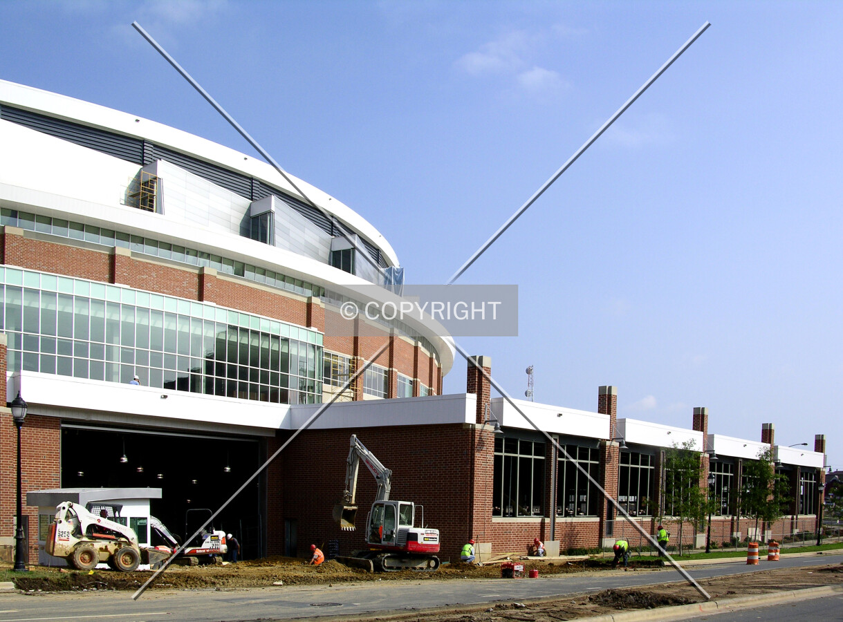 Looking northwest from Caldwell Street