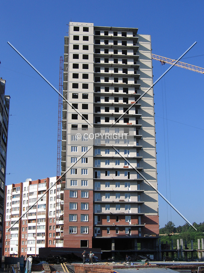 Looking up from the south