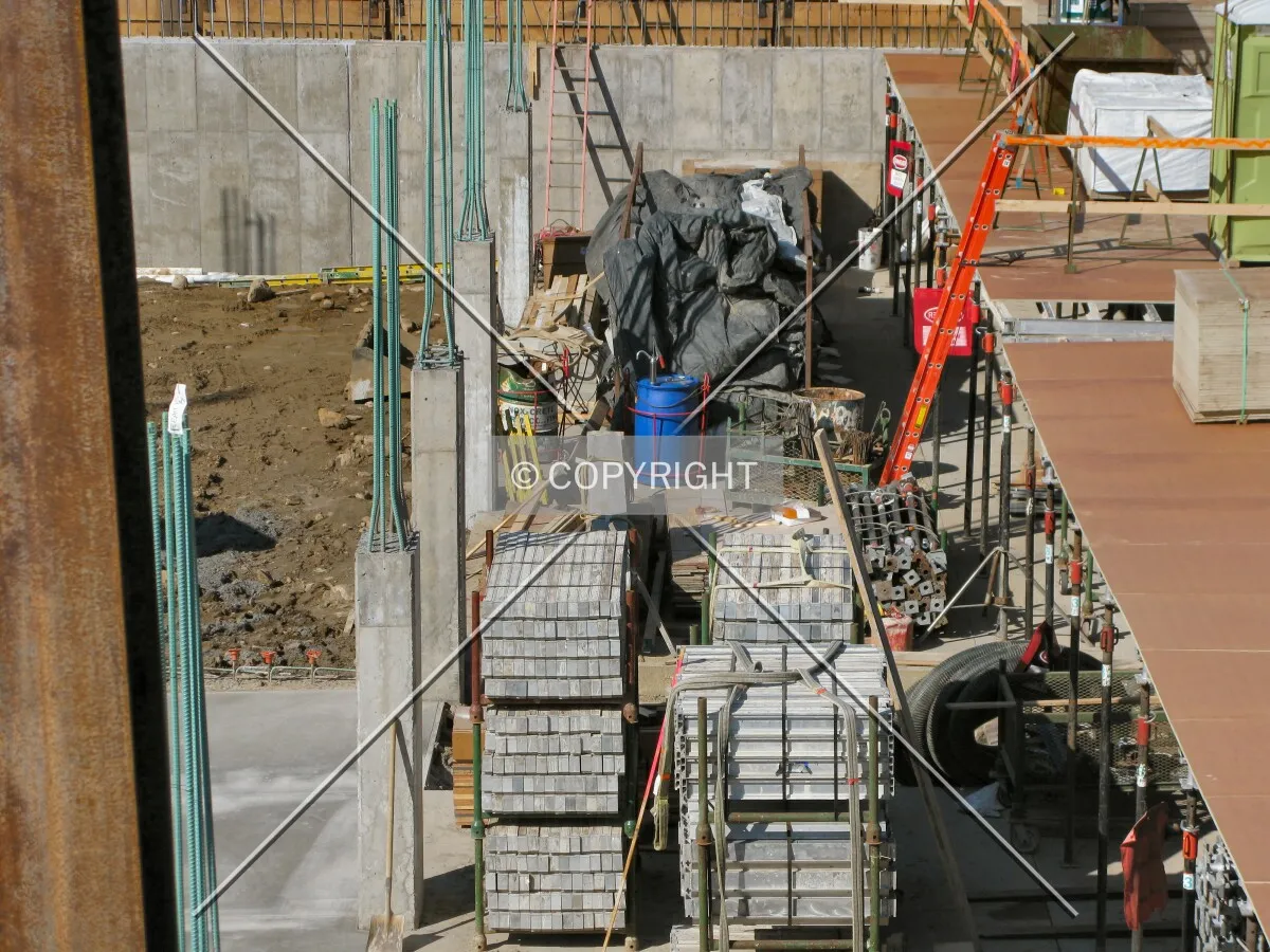 First basement level over the lowest basement level