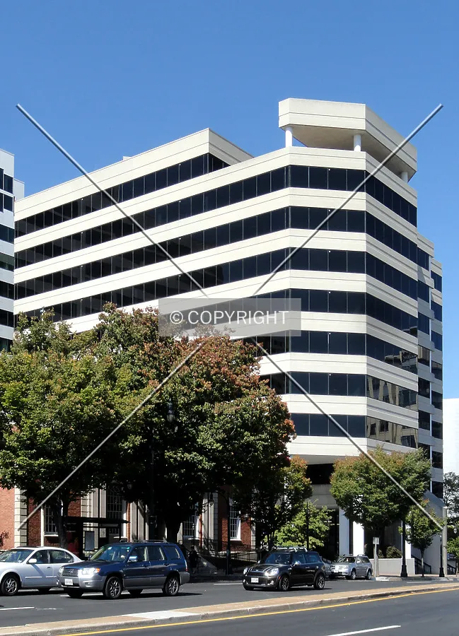 From across Georgia Avenue to the south