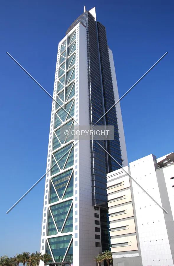 Looking up from the south