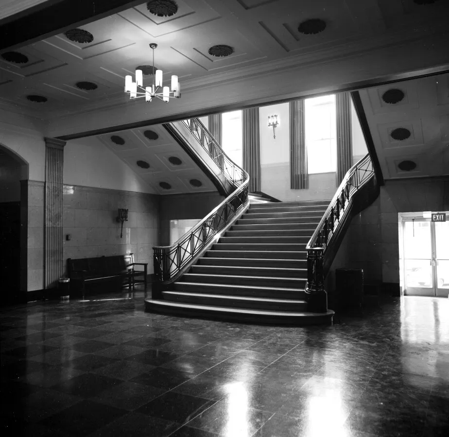 Vintage view of the lobby