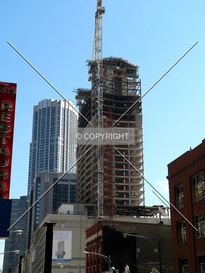 View to the east from the corner of Grand Avenue and St. Clair Street