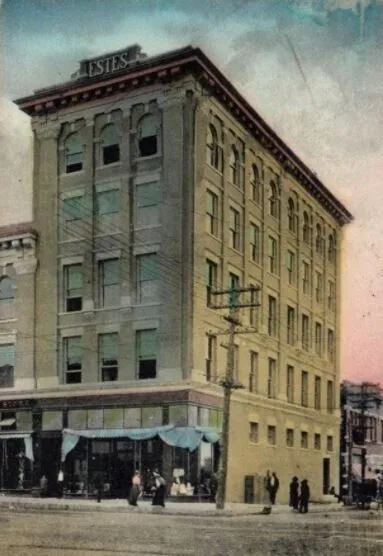 Vintage postcard view