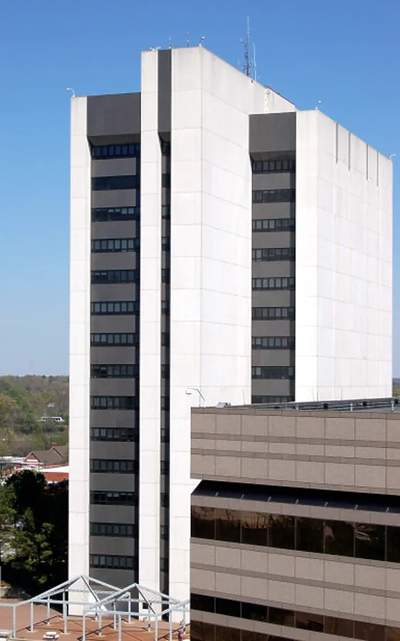 View from the southeast