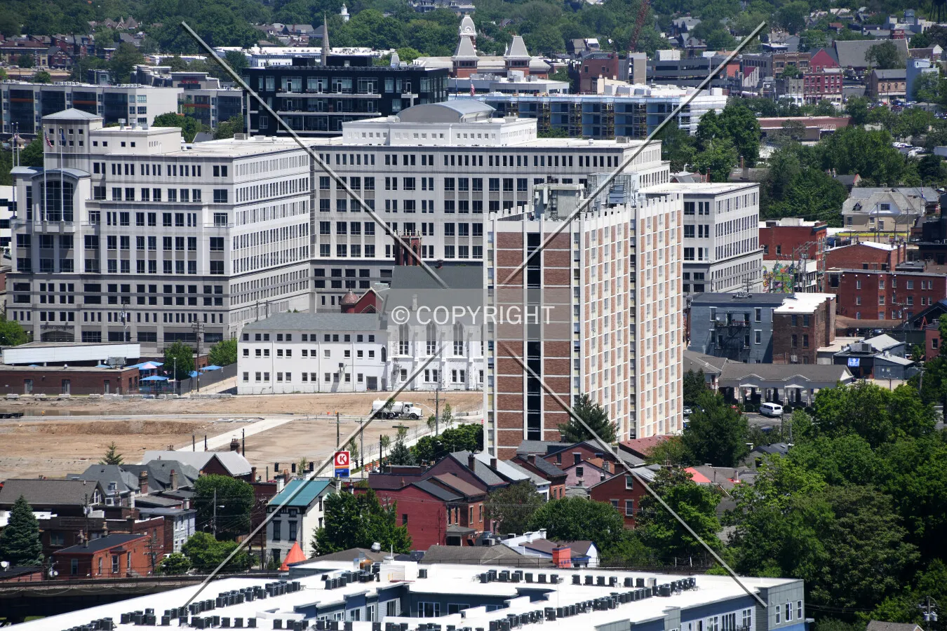 View from the southwest
