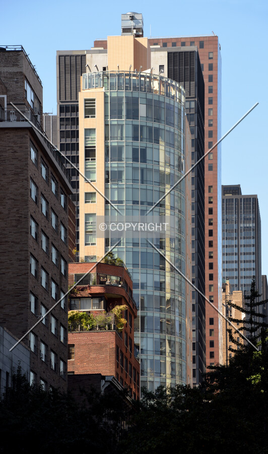 View from the southeast at 49th Street and 1st Avenue