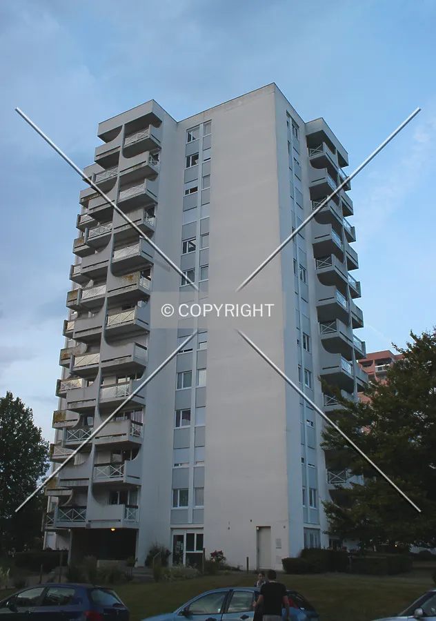 South corner view from the street.