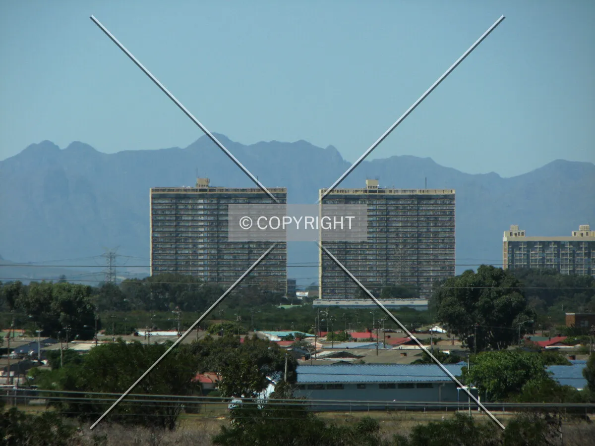 View from Century City Drive; Mark Heights to the right