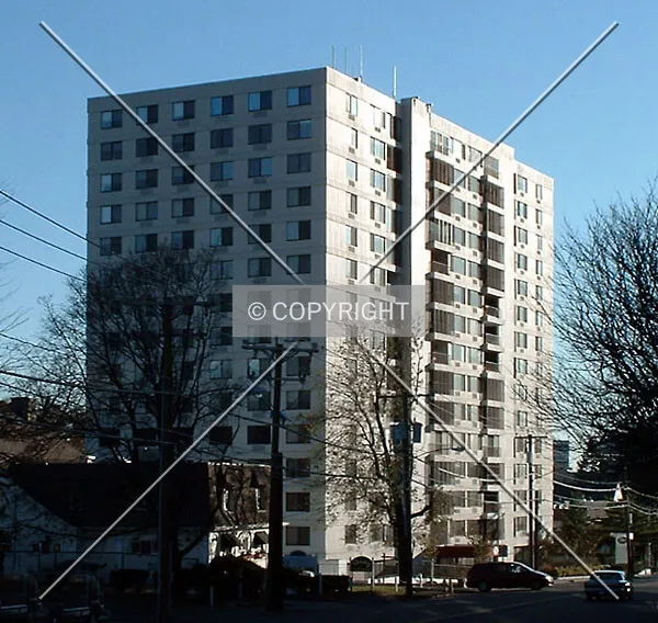 View from northwest along Strawberry Hill Avenue