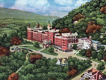 Vintage view from the southwest