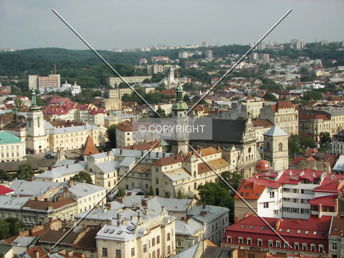 Looking southeast from the top of Ratusha