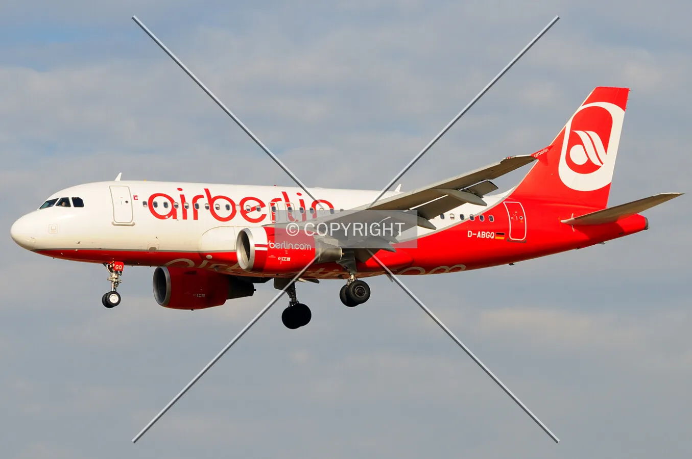 Air Berlin Airbus 319 D-ABGQ