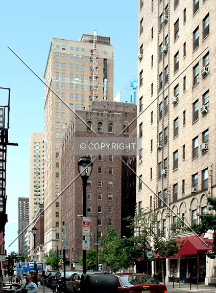 View from the southwest along 20th Street