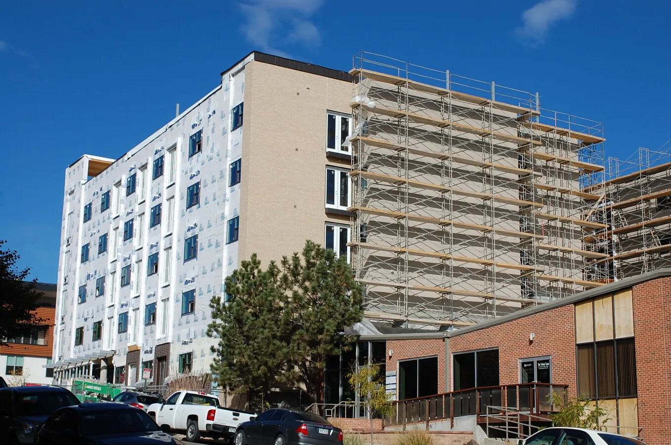 View from the southeast