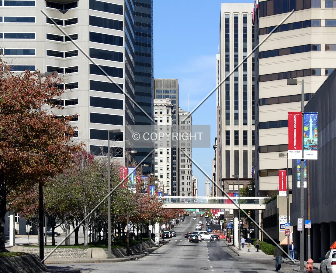 Looking north from Harbor Place