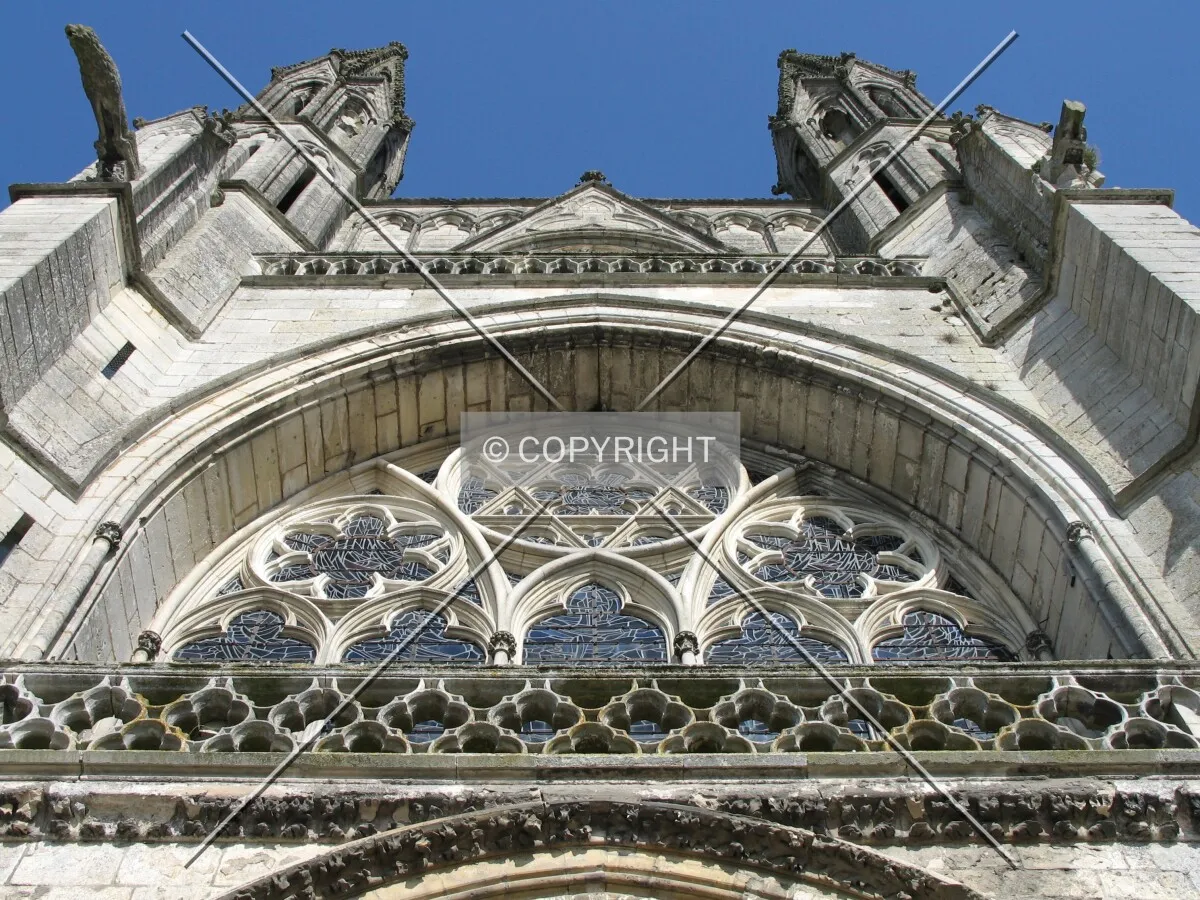 Looking up from the southwest