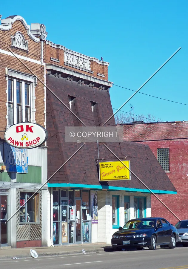 View from the southeast, Saturday, February 9, 2008