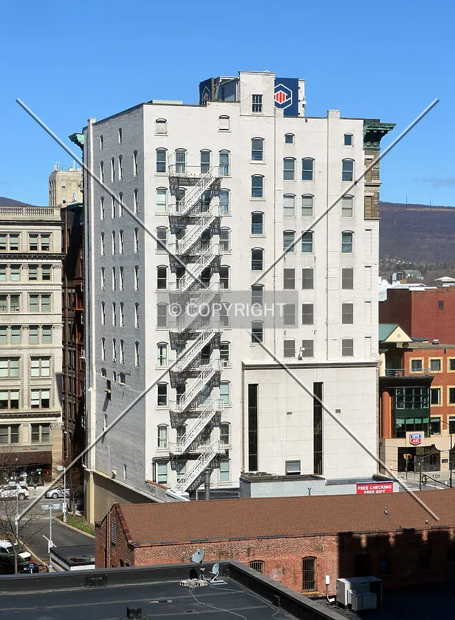 View from the southeast