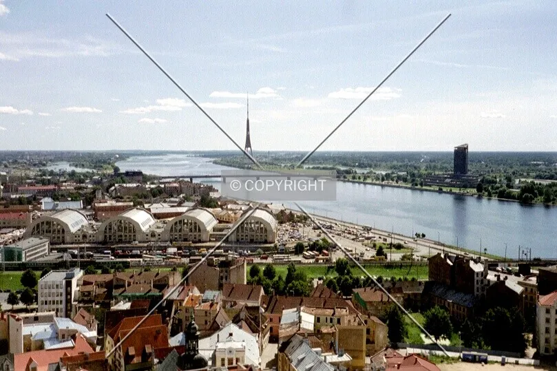 Skyline and river