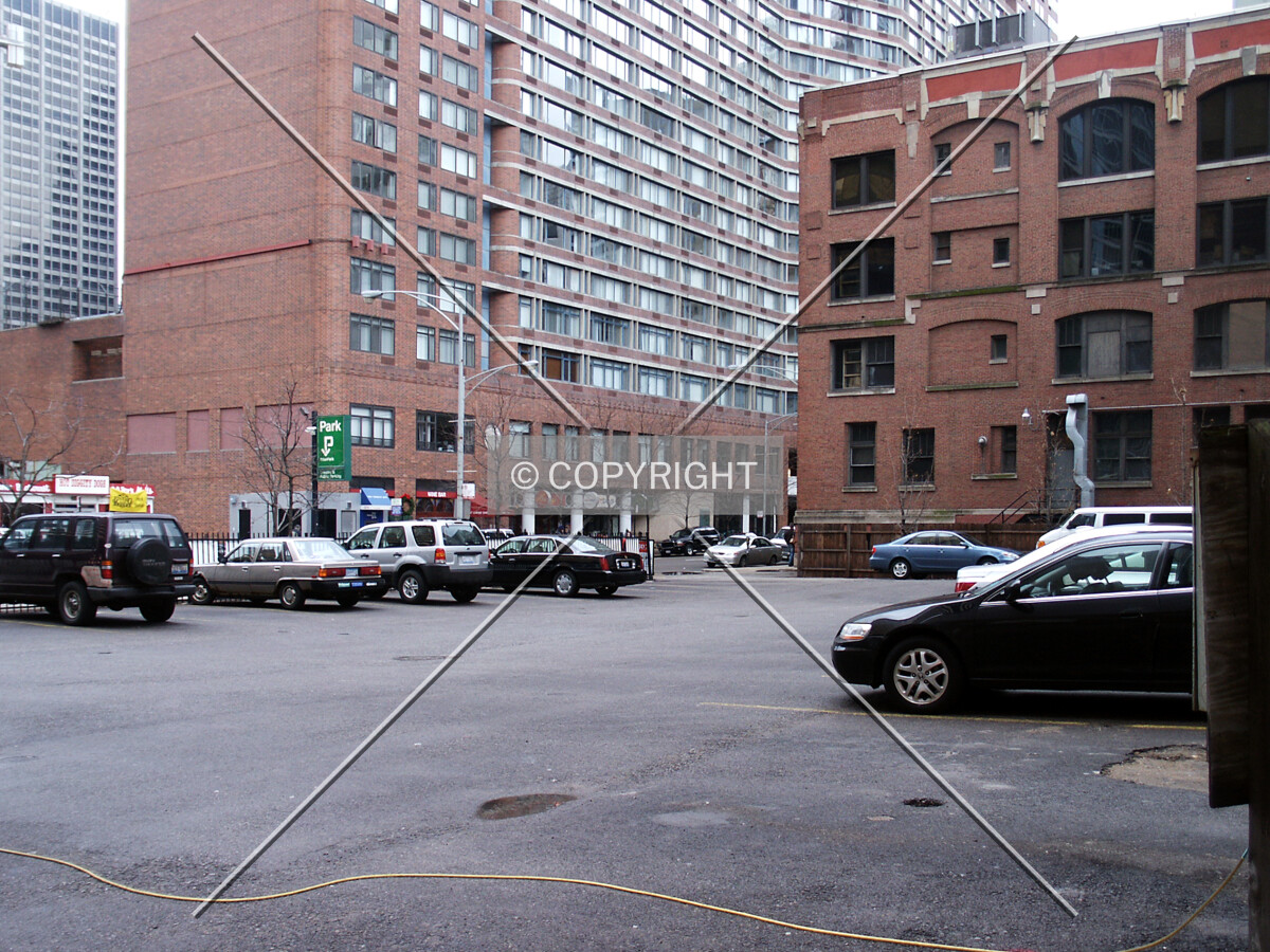 Looking southwest across the site