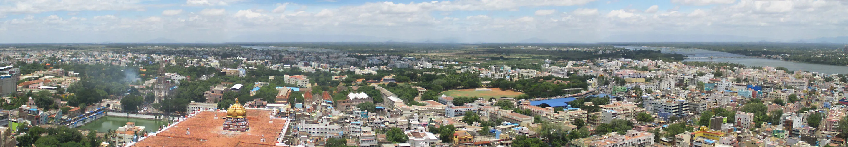Panorama of Tiruchirappalli